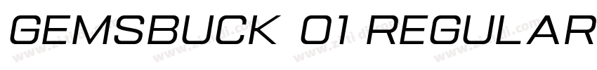 gemsbuck 01 regular字体转换